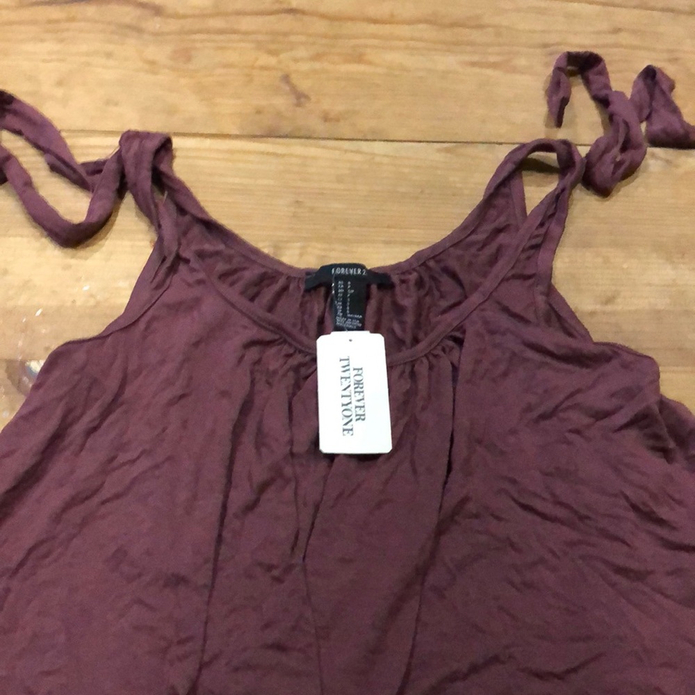 Tie shoulder tank
